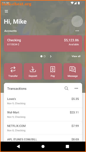 First Century Bank screenshot