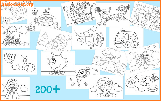 First Coloring book for kindergarten kids screenshot