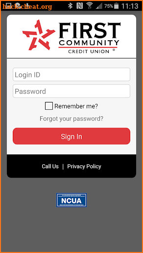 First Community Credit Union screenshot