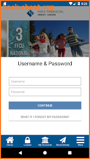 First Financial Credit Union screenshot