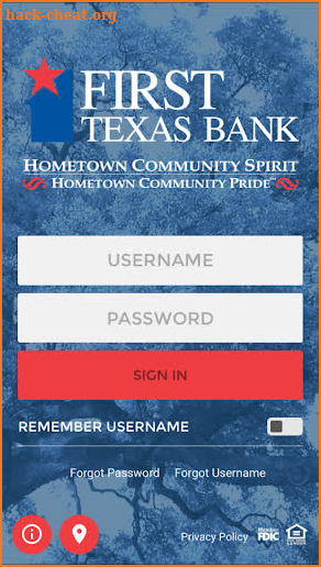 First Texas Bank Georgetown screenshot