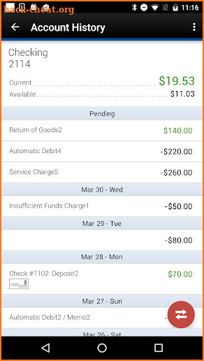 First United Mobile Banking screenshot