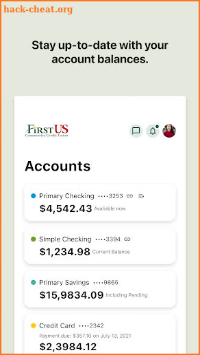 First U.S. Mobile Banking screenshot