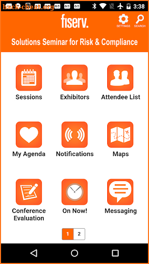 Fiserv Events screenshot