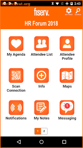 Fiserv Events screenshot