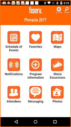 Fiserv Events screenshot