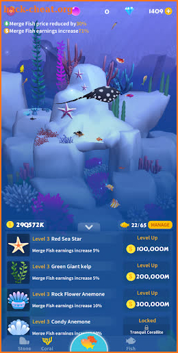 Fish Merge! Idle Tycoon screenshot