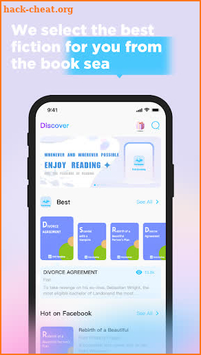 Fish Reading screenshot