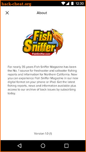 Fish Sniffer Magazine screenshot