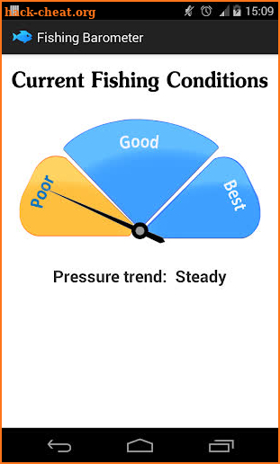 Fishing Barometer screenshot
