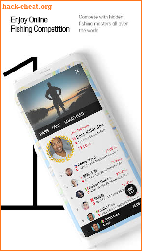 FishingTAG- SNS and fishing tournament application screenshot