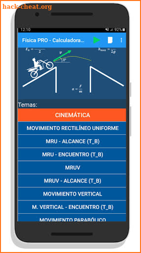 FISICA21 - Solucionador de Problemas de Física screenshot