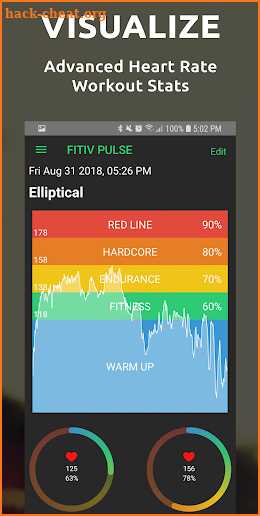 FITIV Pulse: Heart Rate Monitor ❤️ Workout Tracker screenshot