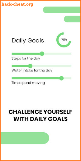 Fitly: Workouts, Motivation & Fitness Home Screen screenshot