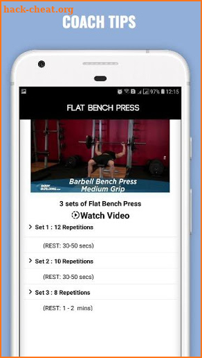 Fitness & Workout Offline : Video, Image Exercises screenshot