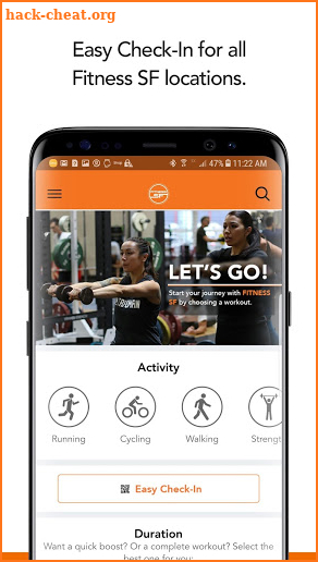 FITNESS SF Coach screenshot