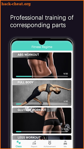 Fitnow screenshot