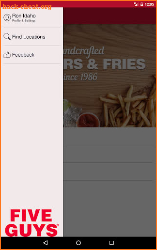 Five Guys Burgers & Fries screenshot