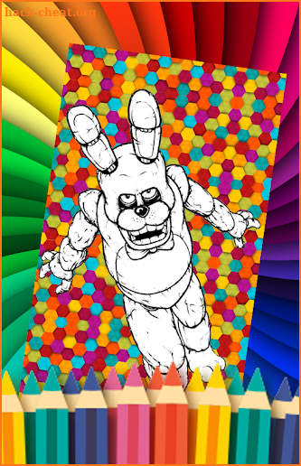 five night coloring book screenshot