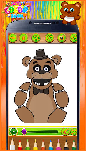 Five Nights coloring screenshot