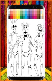 Five Nights Freddy Coloring Book screenshot