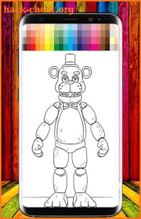 Five Nights Freddy Coloring Book screenshot