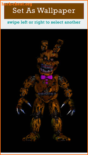 Five Nights Nightmare Spring Bonnie Wallpaper screenshot