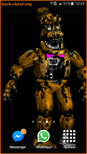 Five Nights Nightmare Spring Bonnie Wallpaper screenshot