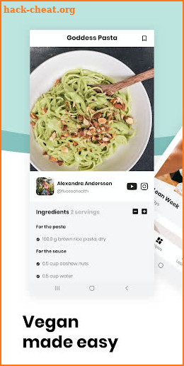 Fivesec Health - Vegan Recipes screenshot