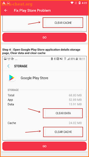 Fix Play Store Problem screenshot