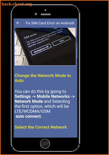Fix Sim Detected Error on Any Phone Tricks screenshot