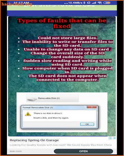 Fix Unreadable & Corrupted SD Card screenshot