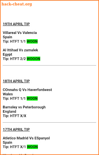 Fixed HT/FT Betting Tips screenshot