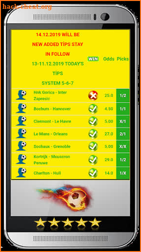 FIXED MATCHES X-X HT/FT VIP screenshot