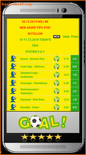 FIXED MATCHES X-X HT/FT VIP screenshot