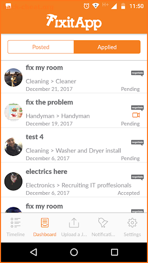 FixitApp screenshot