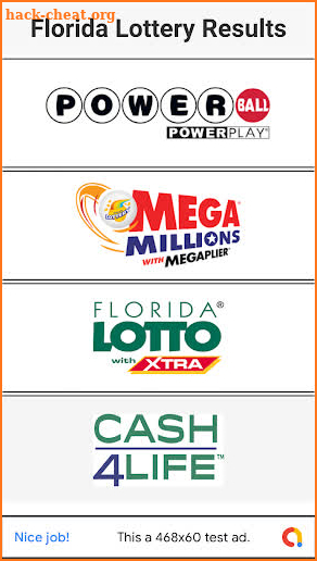 FL Lottery Results screenshot