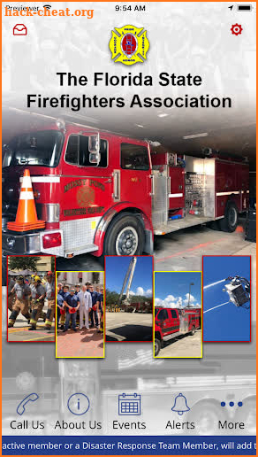 FL State Firefighters Assoc screenshot