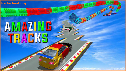 Flag Car Stunt Master Free Superhero Game screenshot