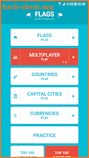 Flags and Capitals of the World Quiz screenshot
