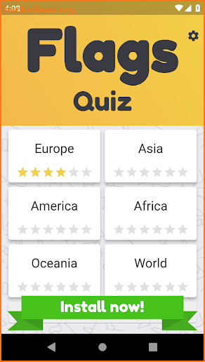 Flags and Countries of the World – Guess Quiz screenshot