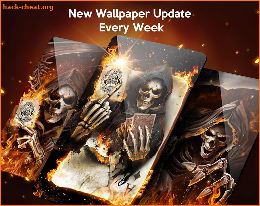 Flame Grim Reaper Live Wallpaper & Launcher Themes screenshot