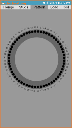 FlangeMate, ASME flange info and torque calculator screenshot