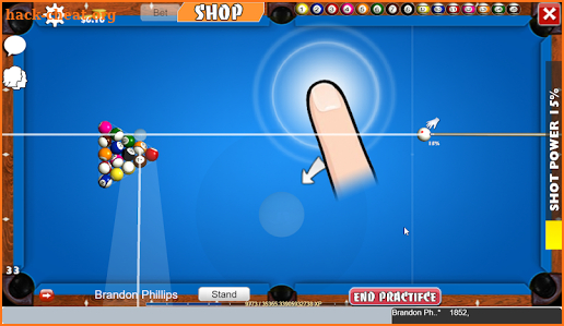 Flash 8-Ball Pool Game screenshot