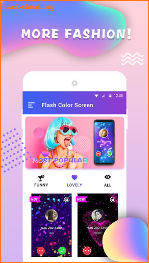 Flash Color Screen -- Free & Personalize & Fashion screenshot