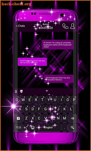 Flash Keyboard Theme  For Whatsapp screenshot