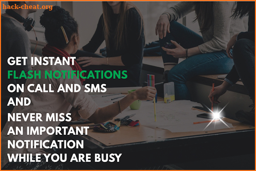 Flash on Call and SMS, Ultimate flashlight alerts screenshot