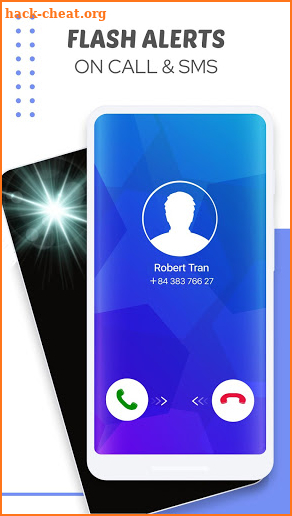 Flash on call sms: flash alert & led flash screenshot
