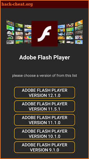 FLASH PLAYER ANDROID - FLASH PLUGIN SWF screenshot