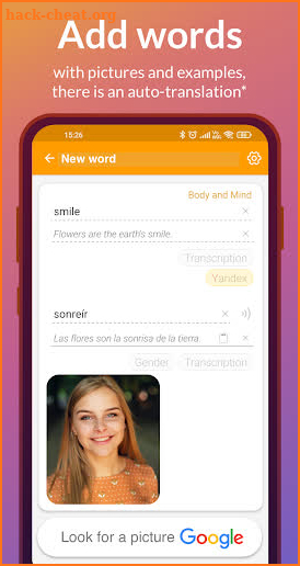 Flashcards: learn languages screenshot